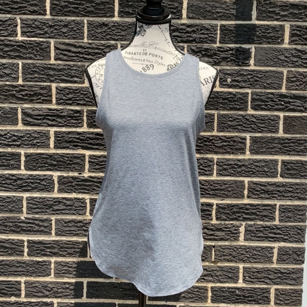 Athleta Gray Sleeveless Tank Top